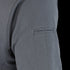 Close-up of the upper sleeve of the Condor Short Sleeve Performance Tactical Polo in gray, displaying its textured fabric and rectangular stitched patch detail.